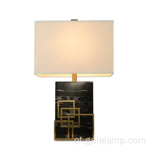 Lâmpada de mesa de vidro elegante para decoração de casa moderna